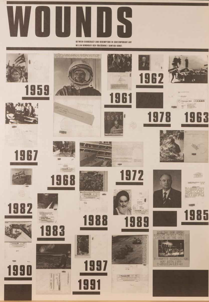 WOUNDS - mellan demokrati och förlösning i samtida konst
