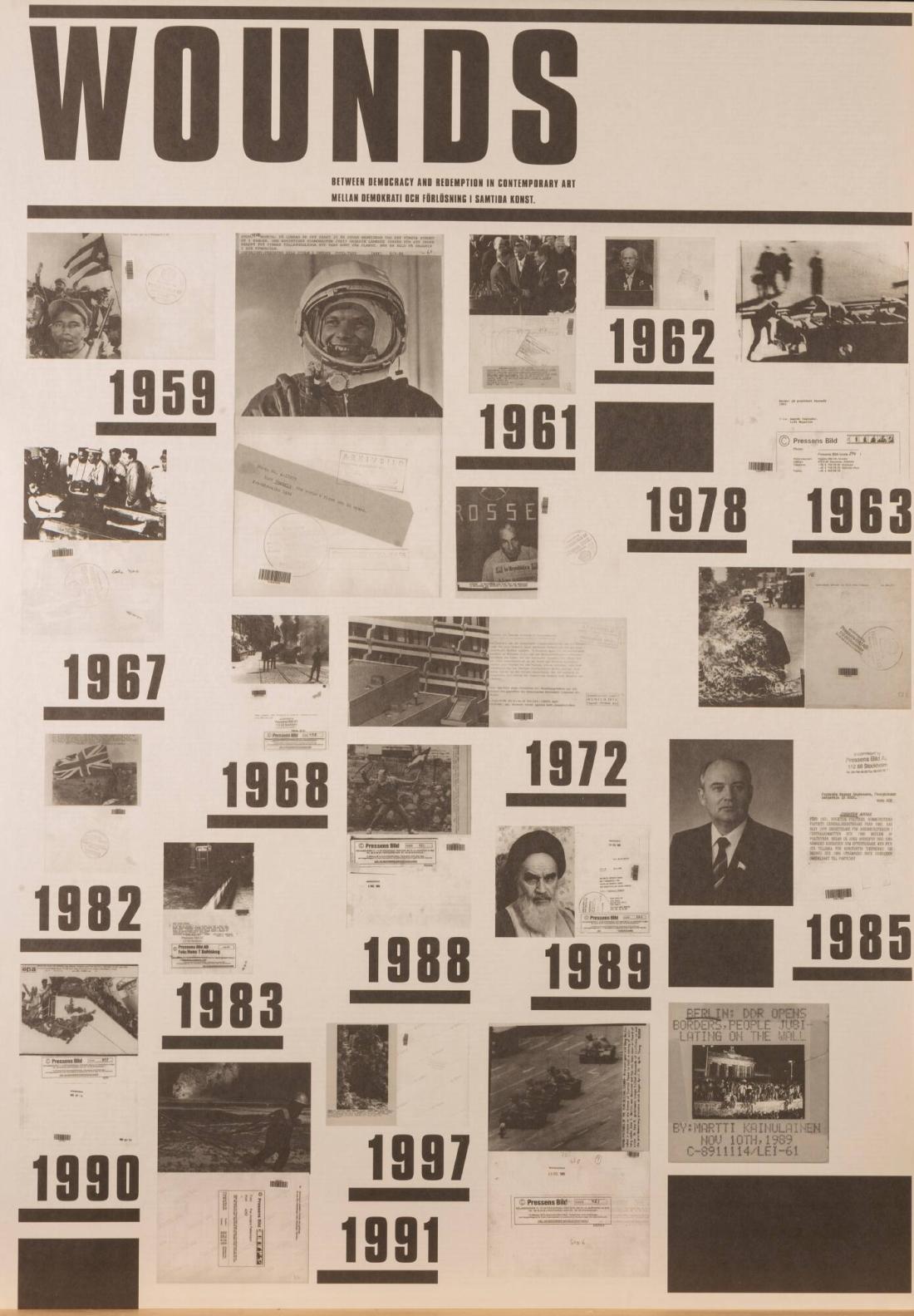 WOUNDS - mellan demokrati och förlösning i samtida konst
