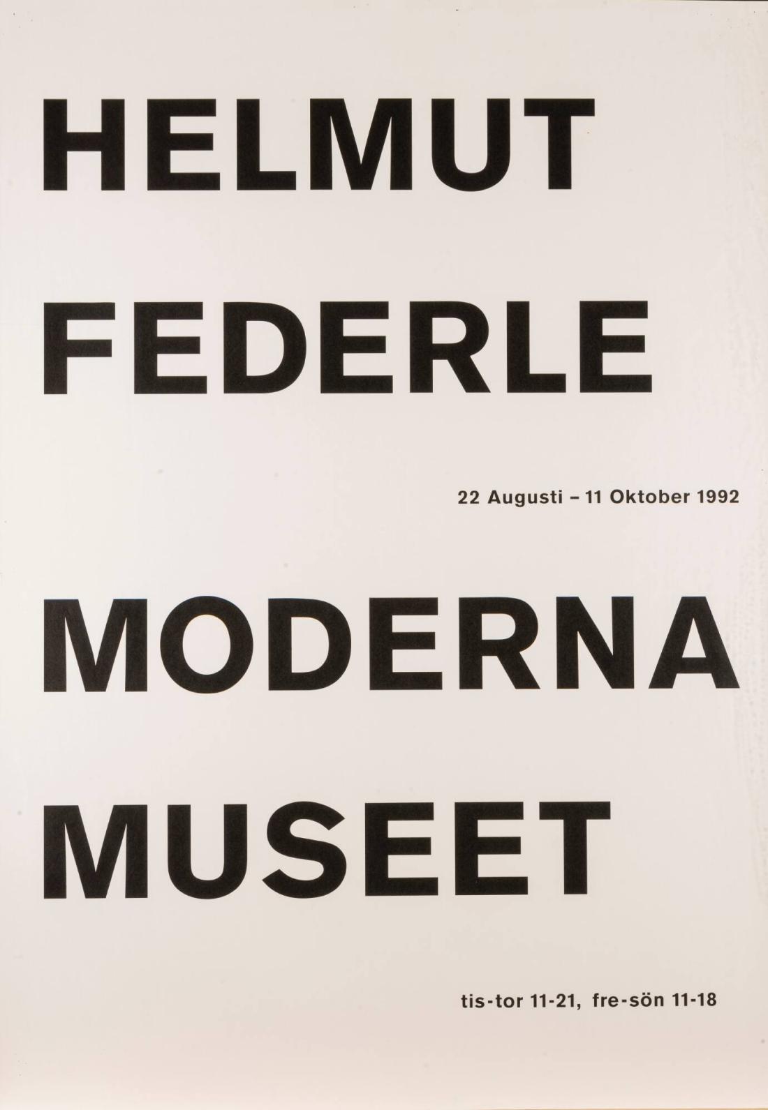 Helmut Federle

