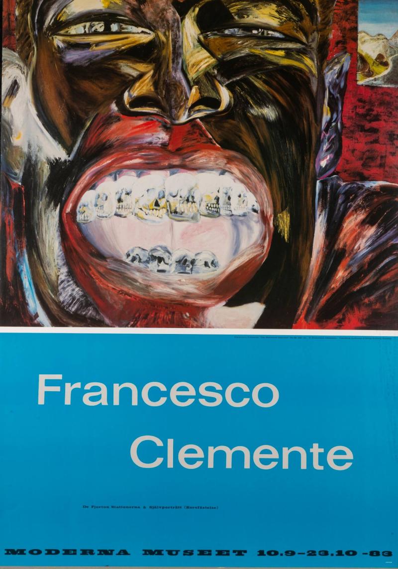Francesco Clemente / De fjorton Stationerna & Självporträtt (Korsfästelse) Moderna Museet