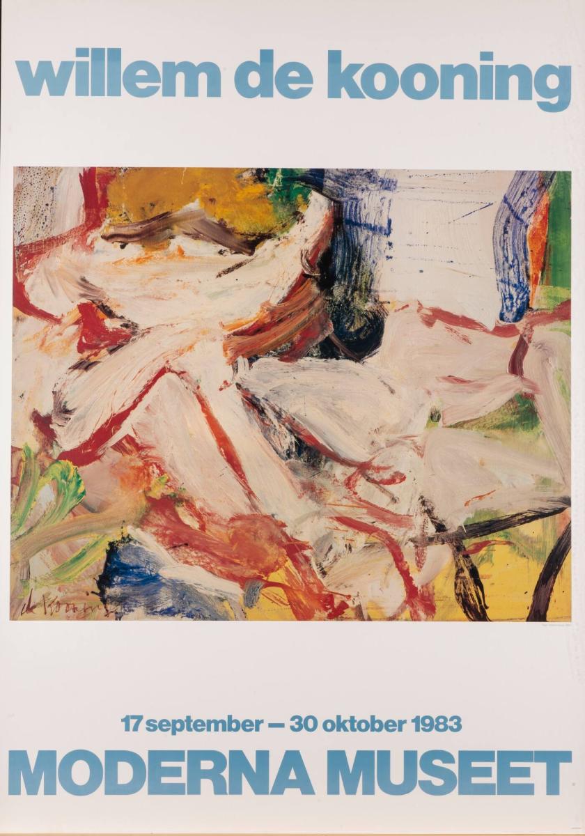 Willem de Kooning / 17 september - 30 oktober 1983 Moderna Museet