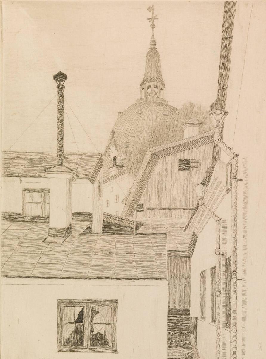 Gårdsinteriör, Stora Glasbruksgatan 40, Stockholm