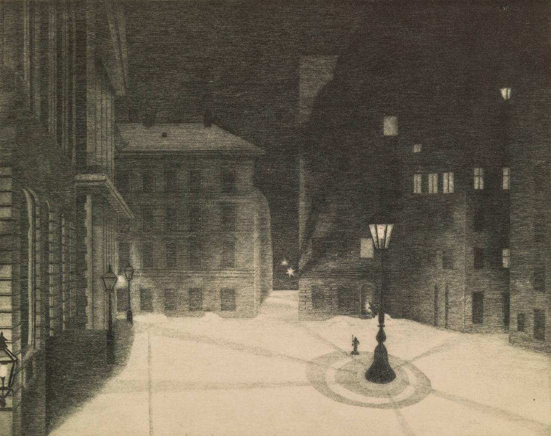 Stortorget, kall vinternatt, Stockholm