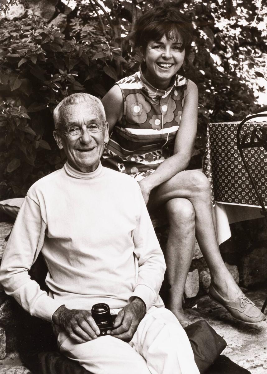 Fotografen Jacques-Henri Lartigue med hustrun Florette