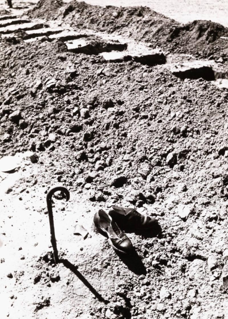 Graves for famine victims