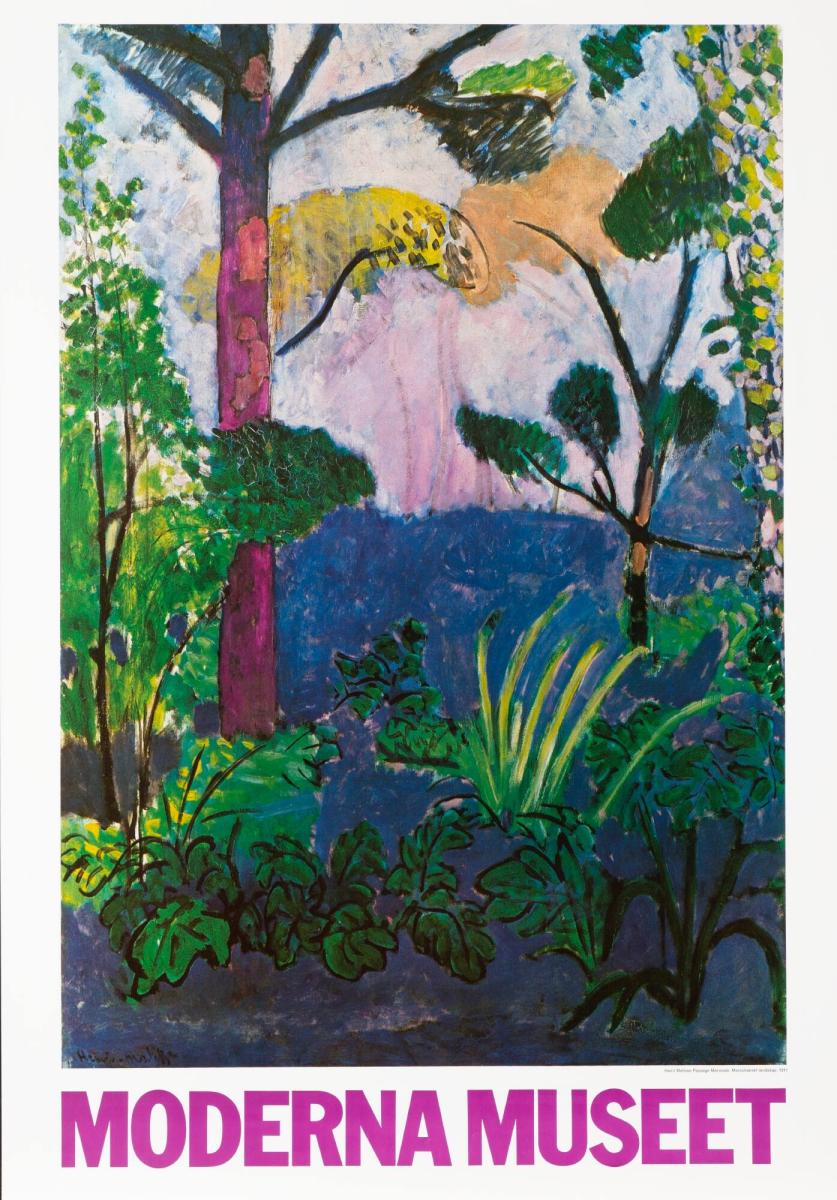 Henri Matisse Paysage Marocain. Marockanskt landskap. 1911. MM
