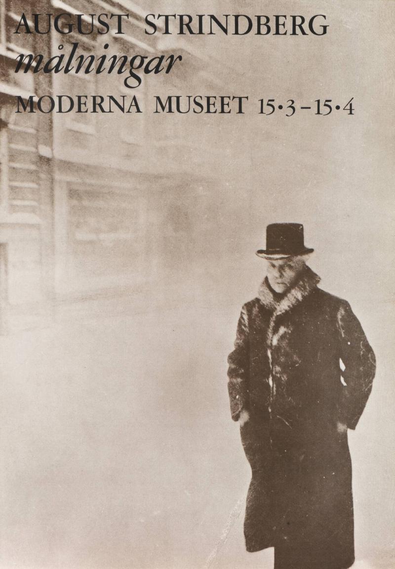 "August Strindberg målningar Moderna Museet 15.3-15.4 1963"


