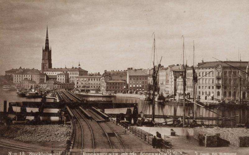 Riddarholmen sedd från Södermalm, Stockholm