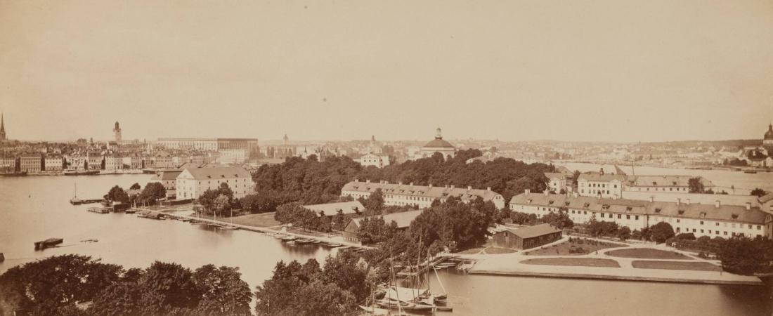 Cyklorama taget mot Skeppsholmen, Stockholm
