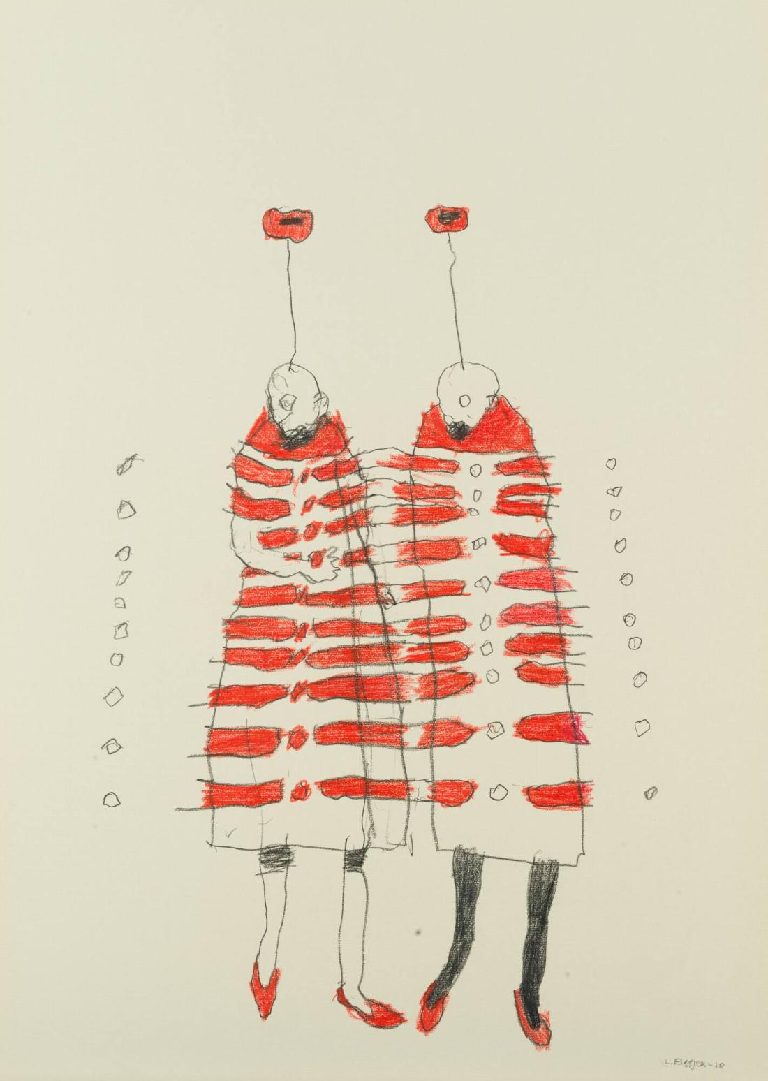 Fysiologiska Frekvenser. Ur serien Drawings for Fashion