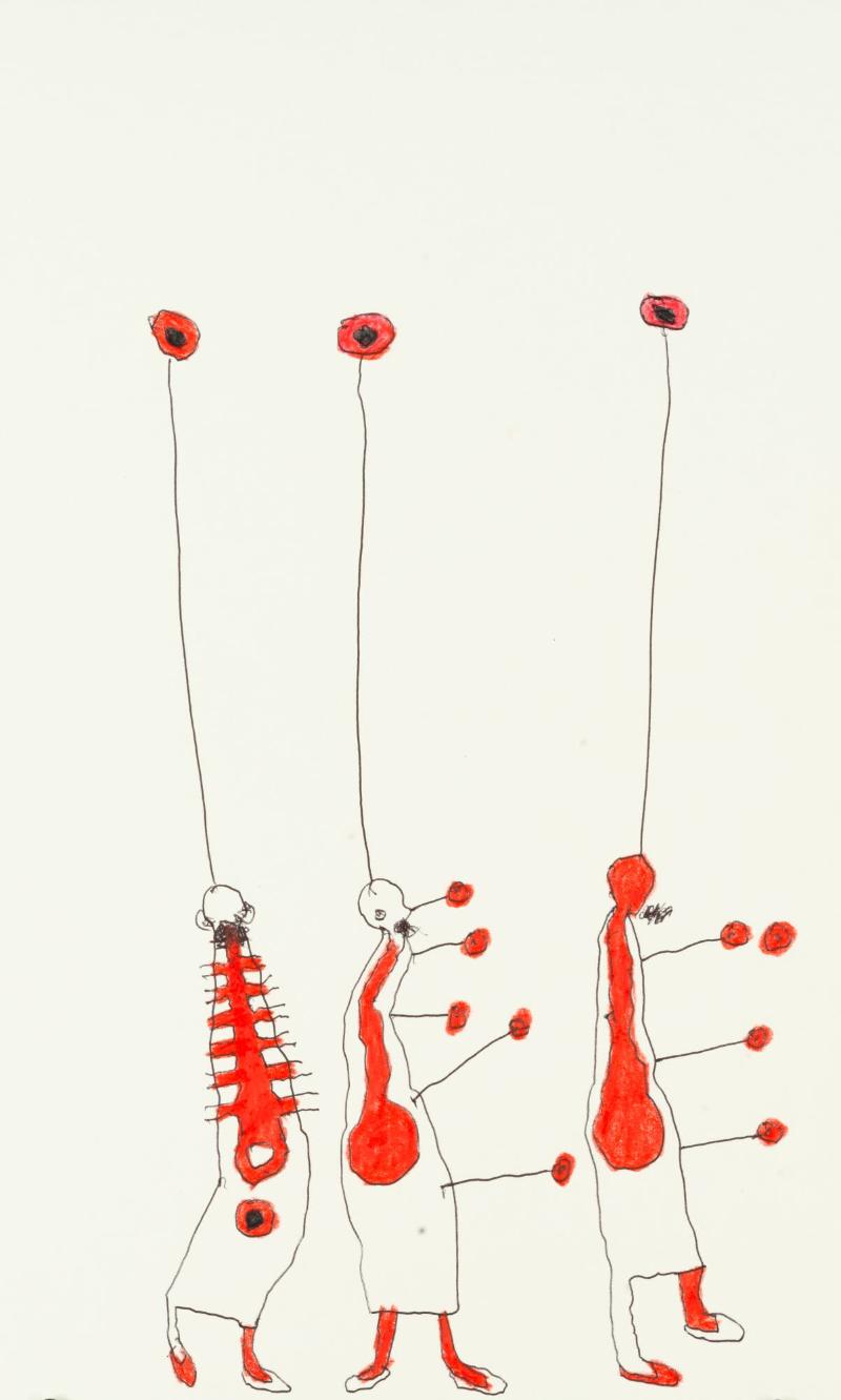 Fysiologiska Frekvenser. Ur serien Drawings for Fashion