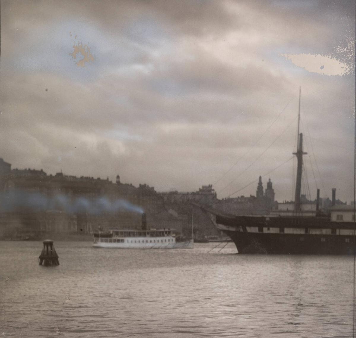 Utsikt från Skeppsholmen mot Södermalm, Stockholm