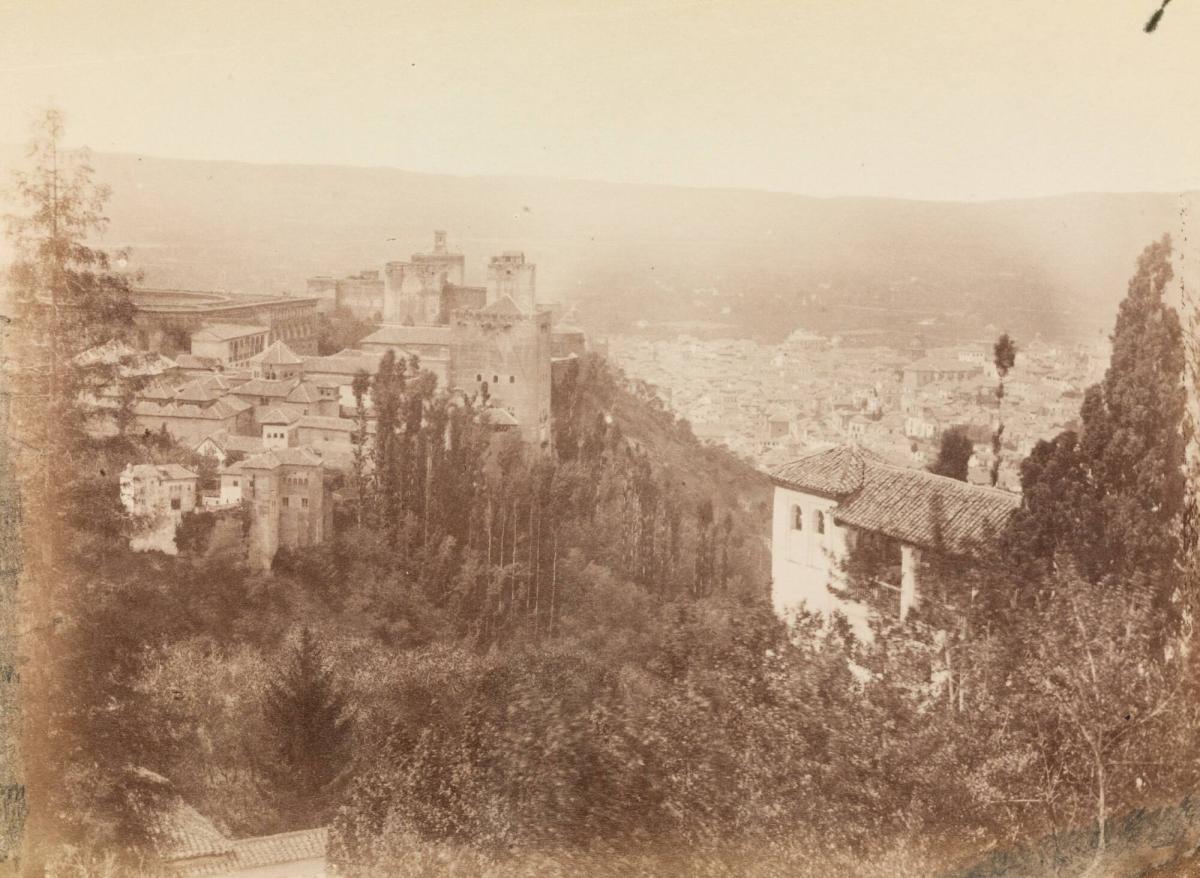 Alhambra, Generaliffe och Granada från "Jilla del Moro"
