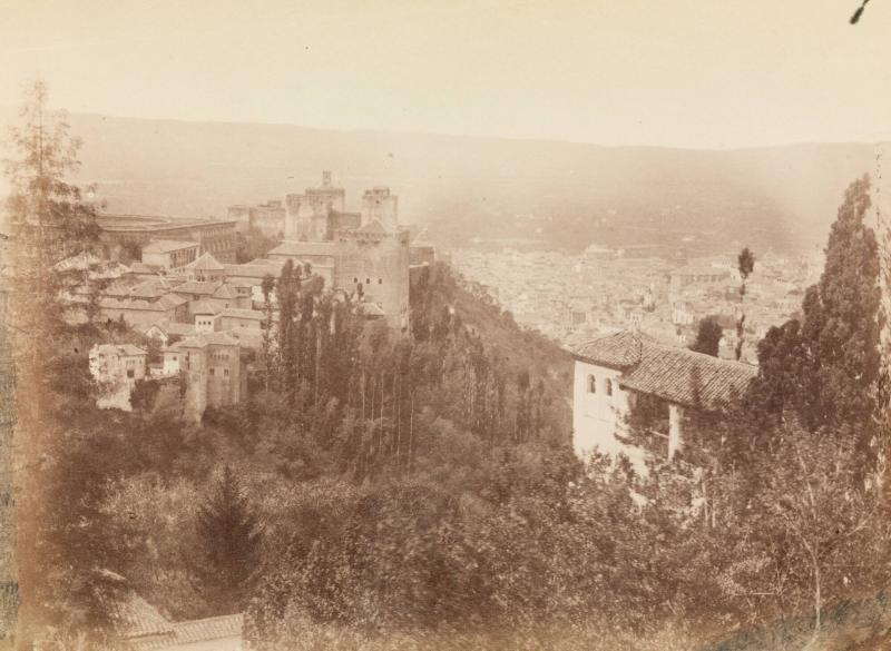Alhambra, Generaliffe och Granada från "Jilla del Moro"