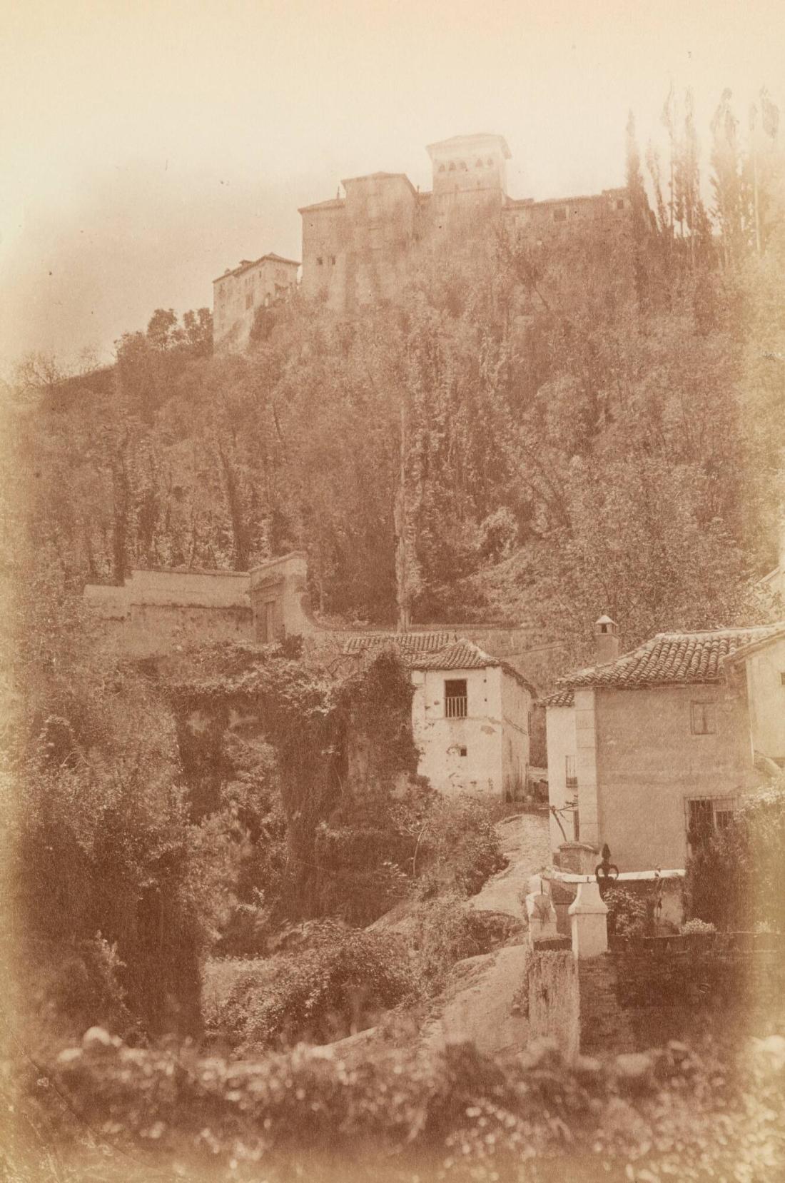 Alhambra från Darrosidan. Torre de las Damas.