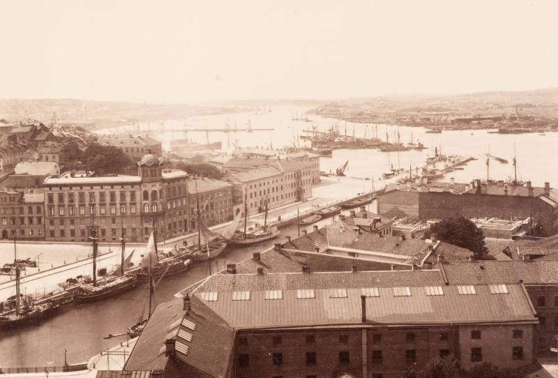 Göteborg. Vy från Tyska kyrkan