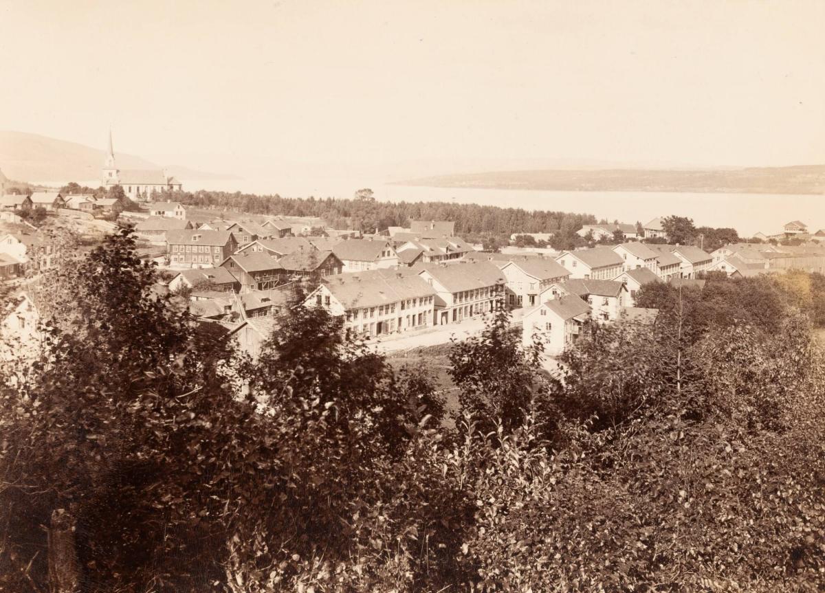 1309 Gjøvik. Parti af Byen