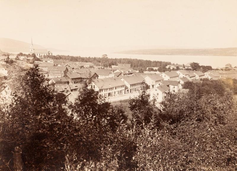 1309 Gjøvik. Parti af Byen