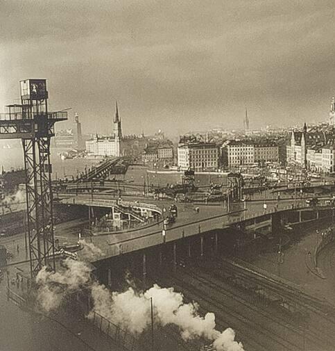 [Katarinahissen och Gamla stan från Stadsgården]