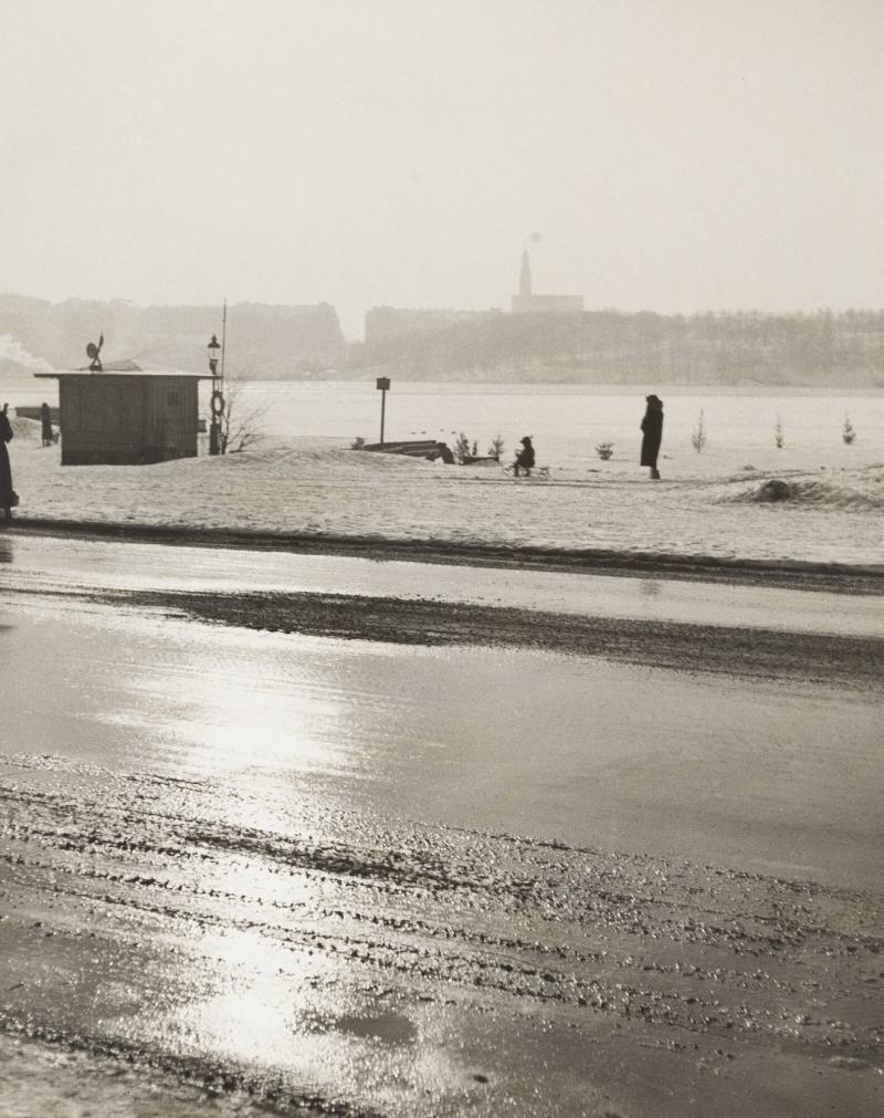 Vintermorgon. Norr Mälarstrand, Stockholm