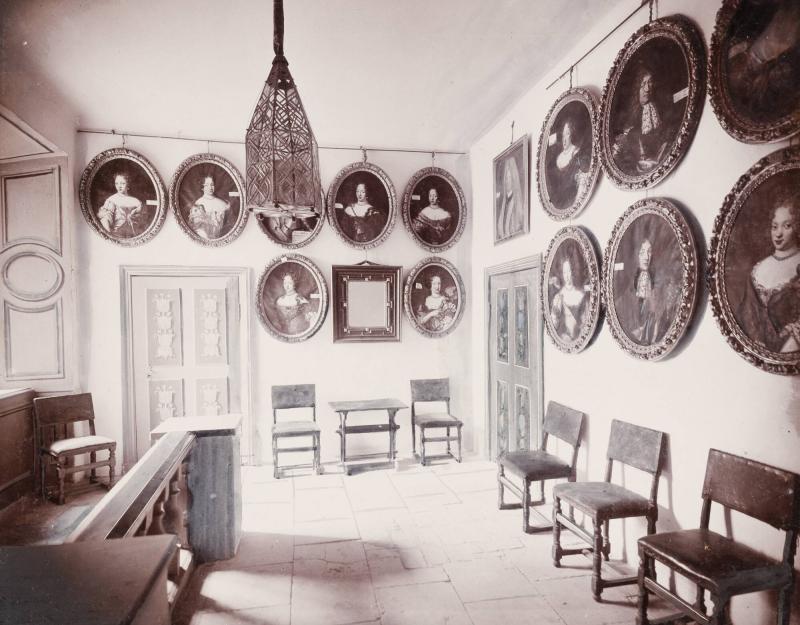 Gripsholm. Förstugan utanför Hedvig Eleonoras våning