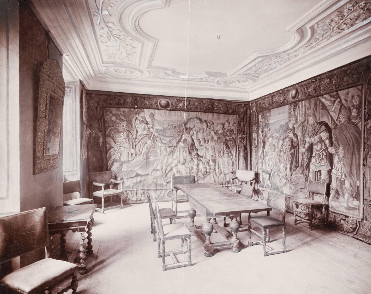 Gripsholm. Hofmästarinnerummet
