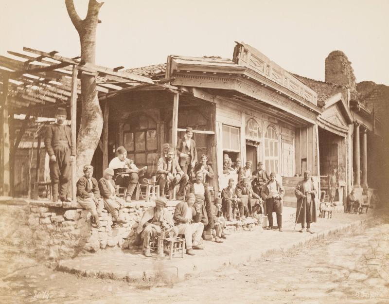Asia Minor. Street-scene in Scutari. Here the Ottoman dynasty was founded, and from here Islamism spread itself in Europe.