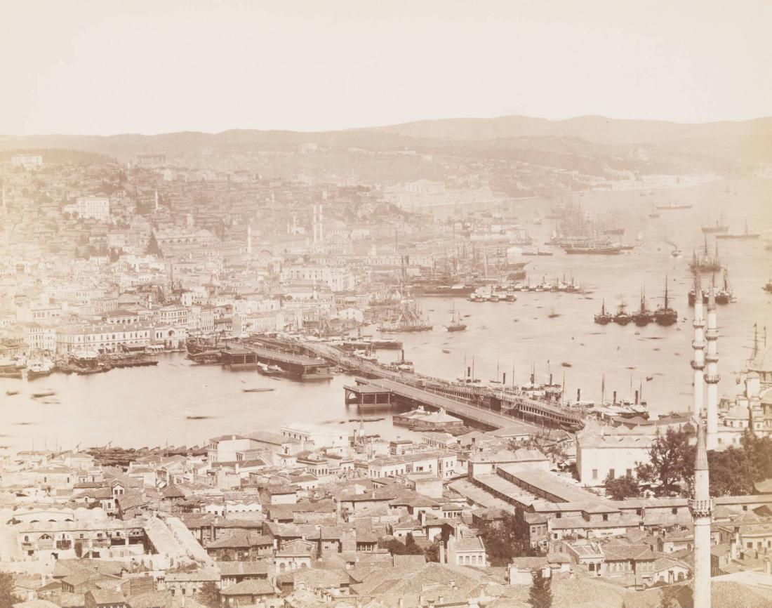 Constantinople and the Golden Horn which separates Pera from Stamboul