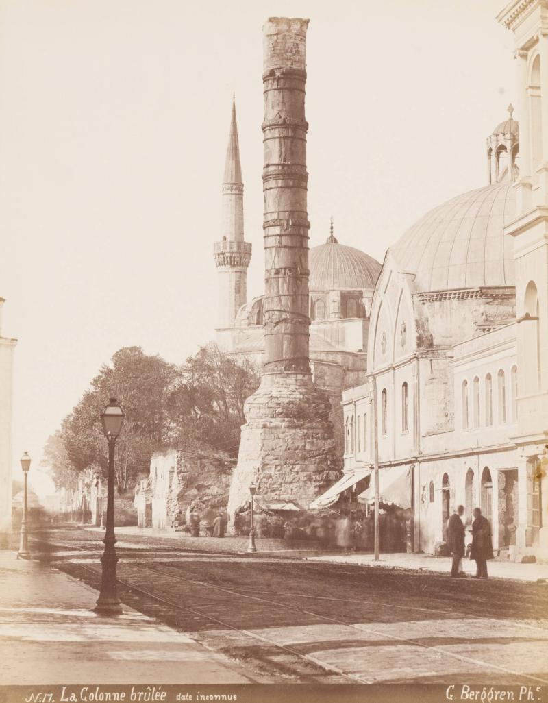 La colonne brûle´e  date inconnue