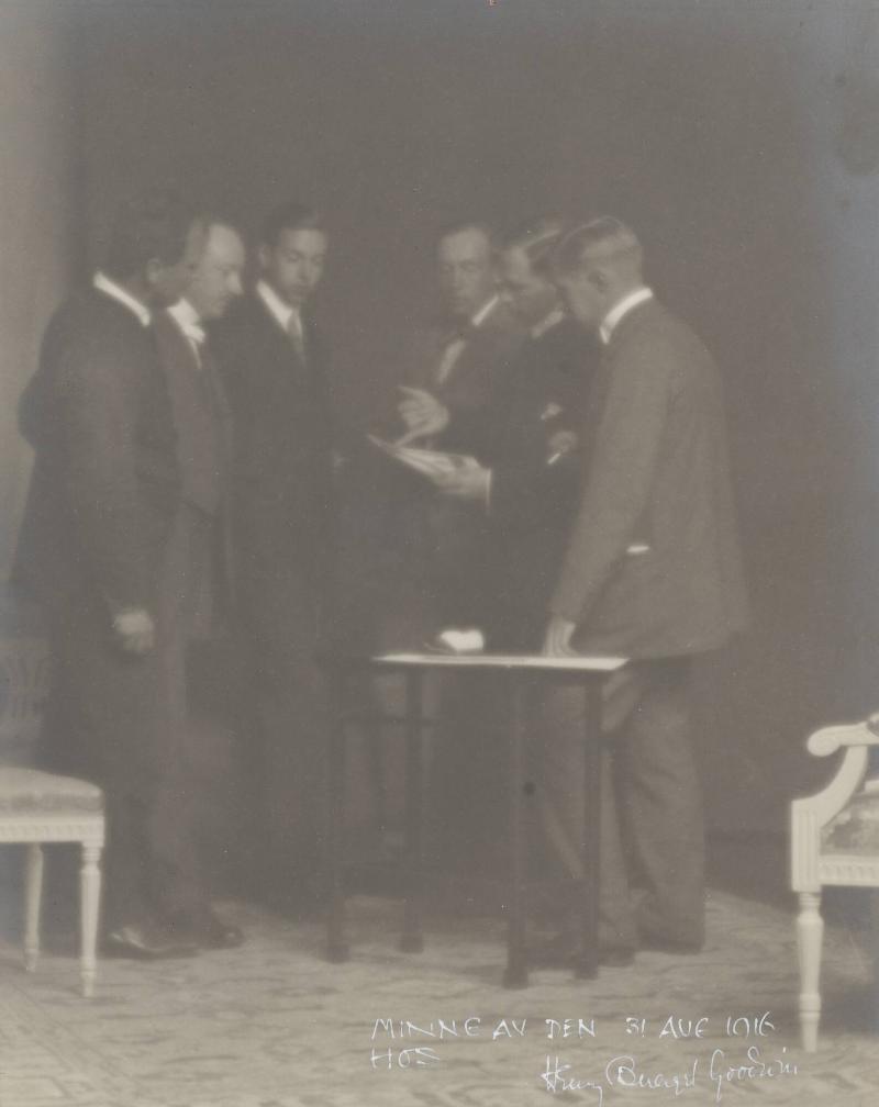 Minne av den 31 aug. 1916 hos Henry Buergel Goodwin