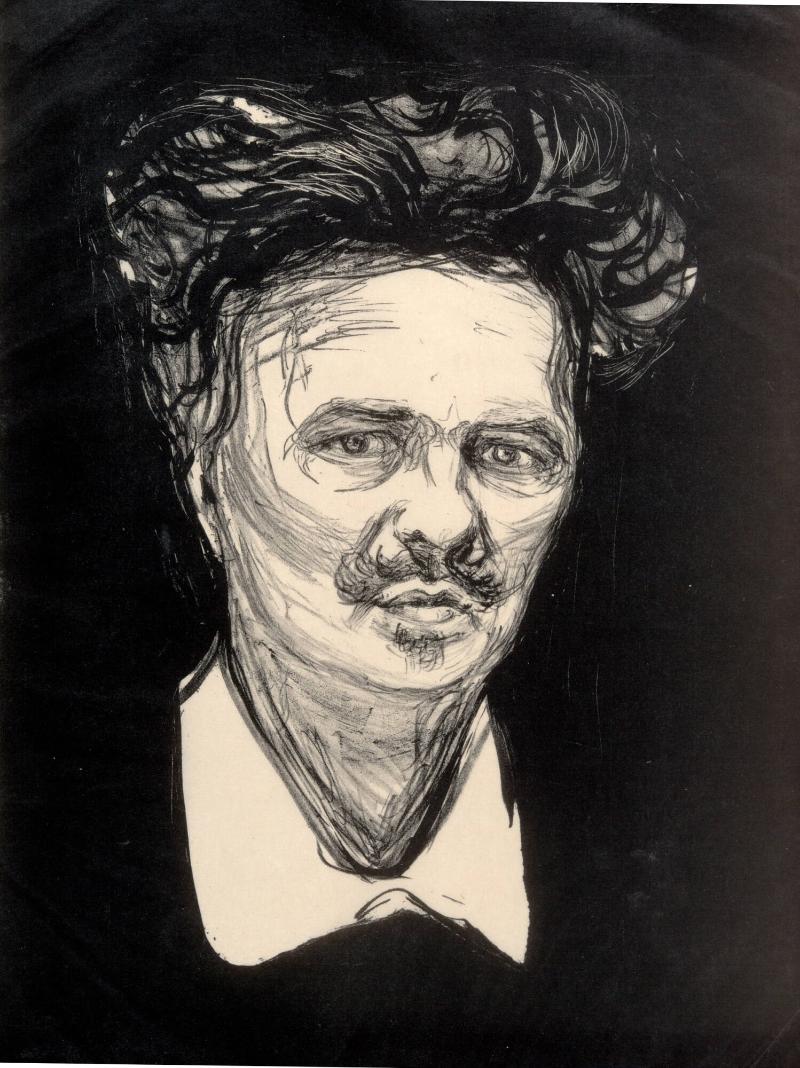 Porträtt av August Strindberg