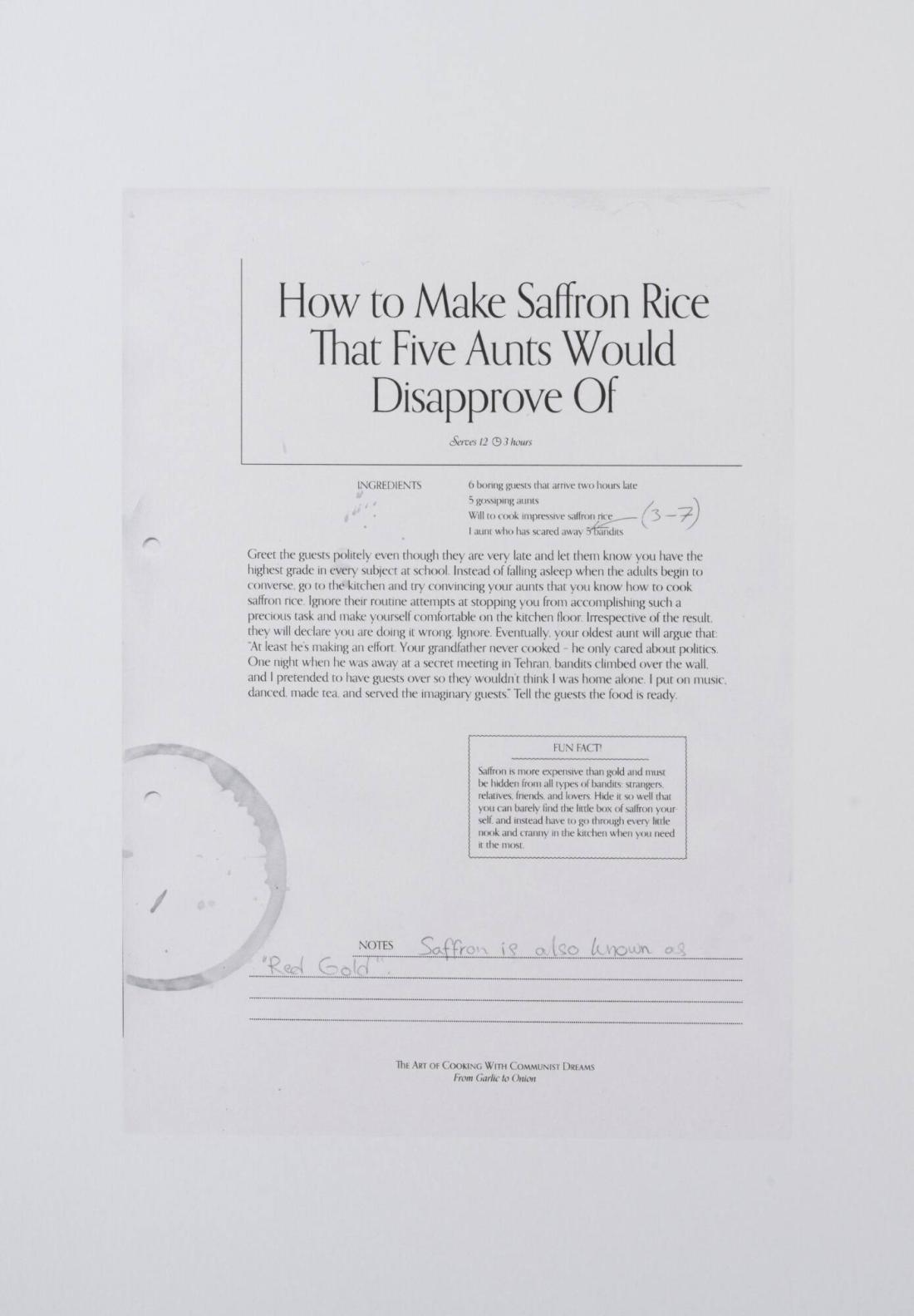 The Art of Cooking With Communist Dreams – From Garlic to Onion