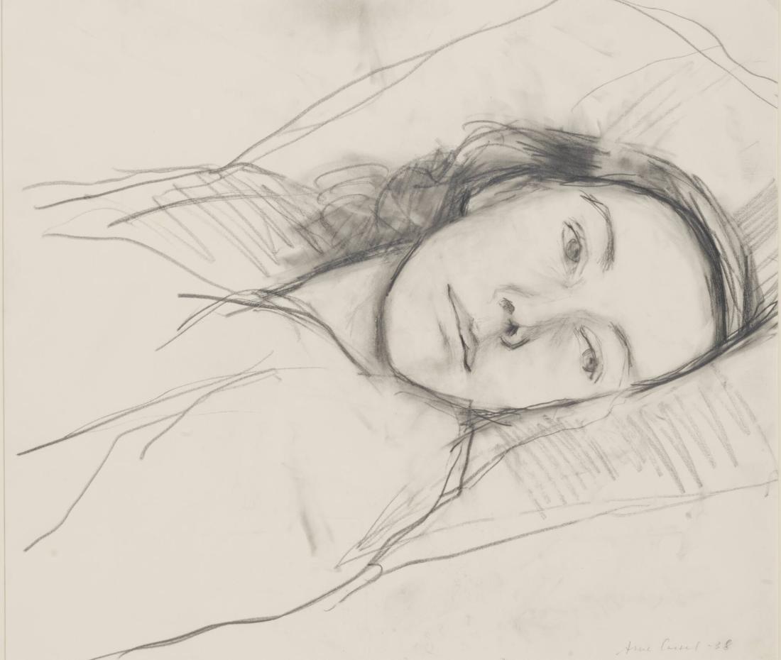 Liggande ung kvinna (Konstnärens hustru)