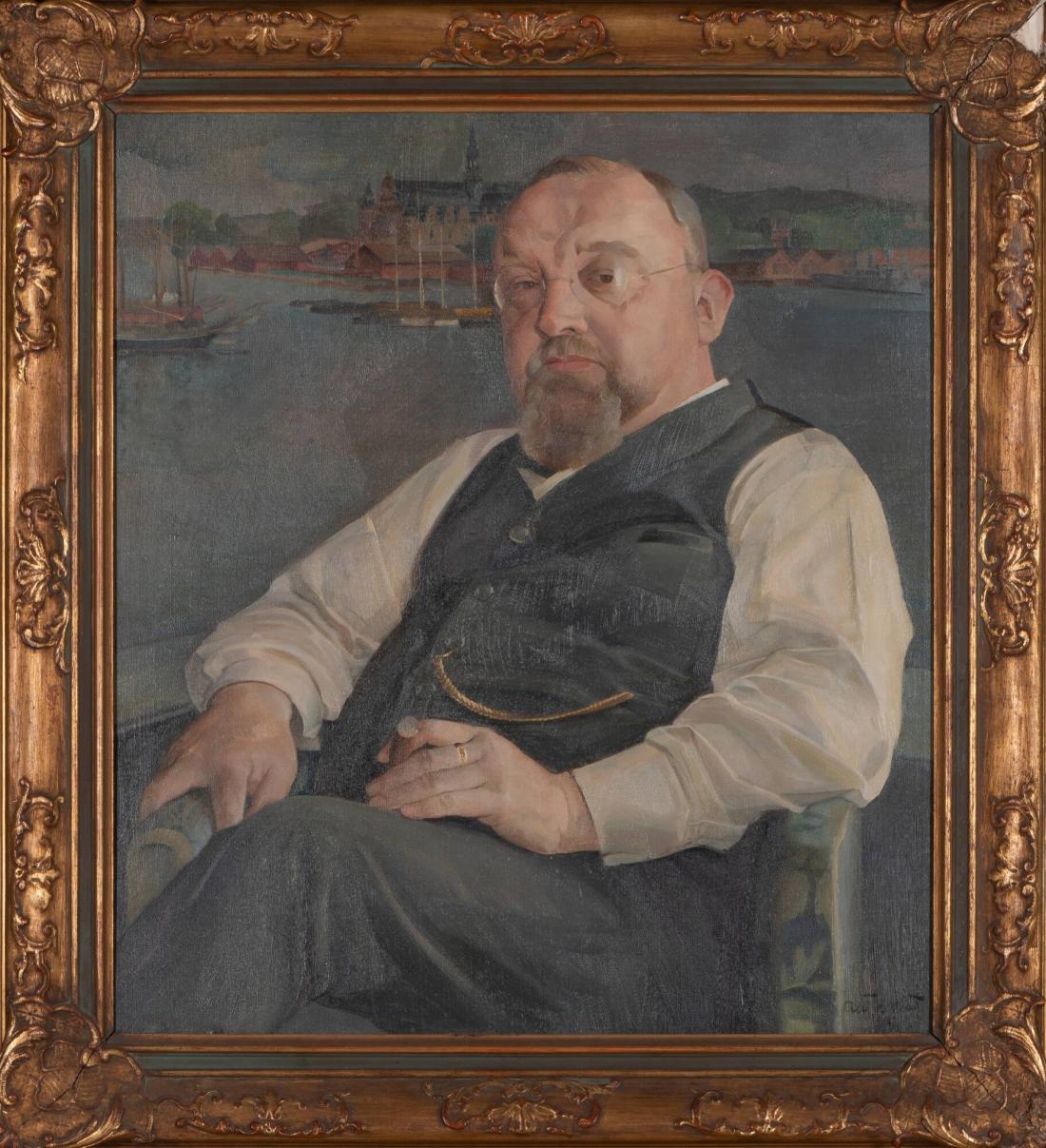 Porträtt av direktör Carl Jessen