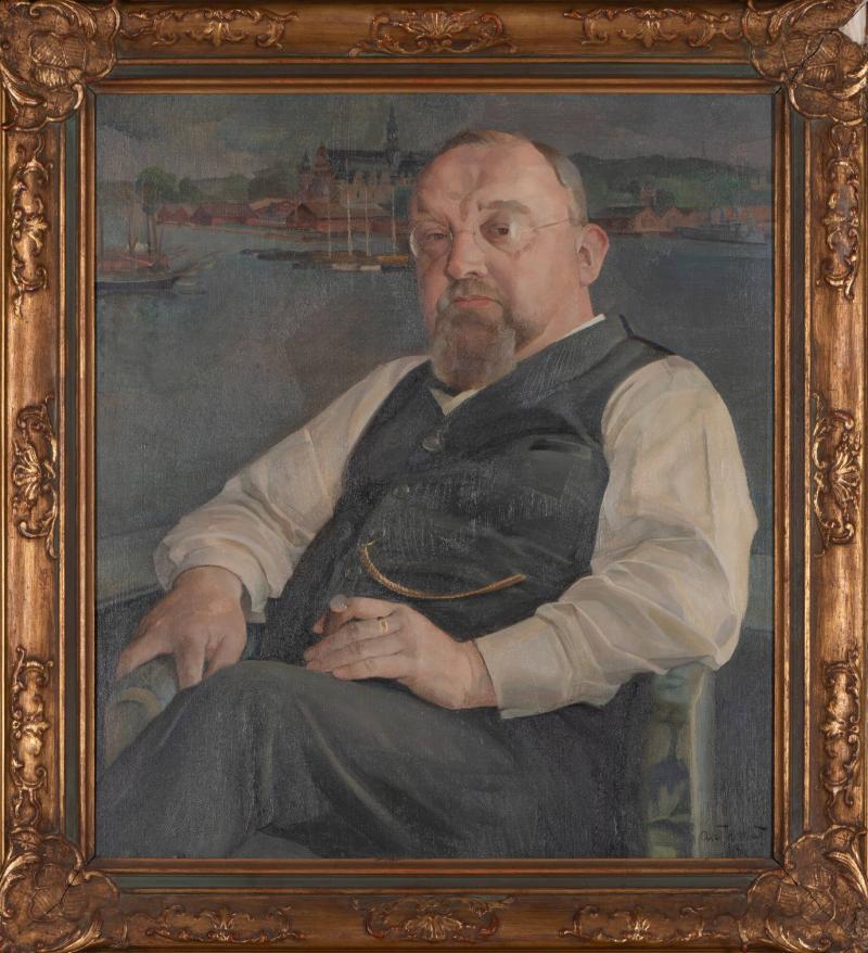 Porträtt av direktör Carl Jessen
