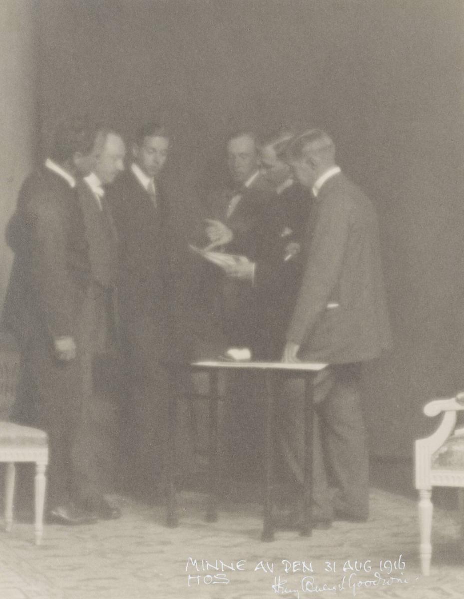 Minne av den 31 aug. 1916 hos Henry Buergel Goodwin