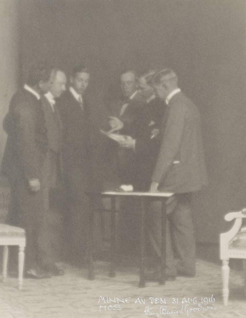 Minne av den 31 aug. 1916 hos Henry Buergel Goodwin