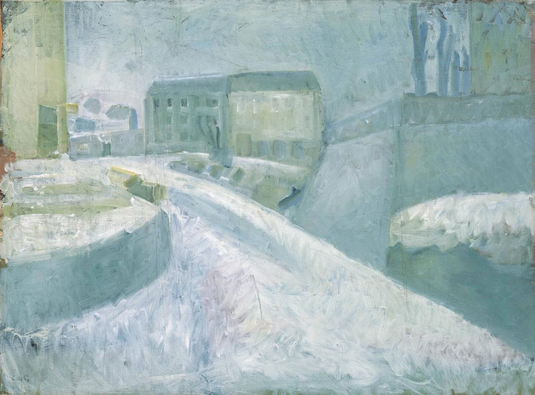Göteborgsgata i snö