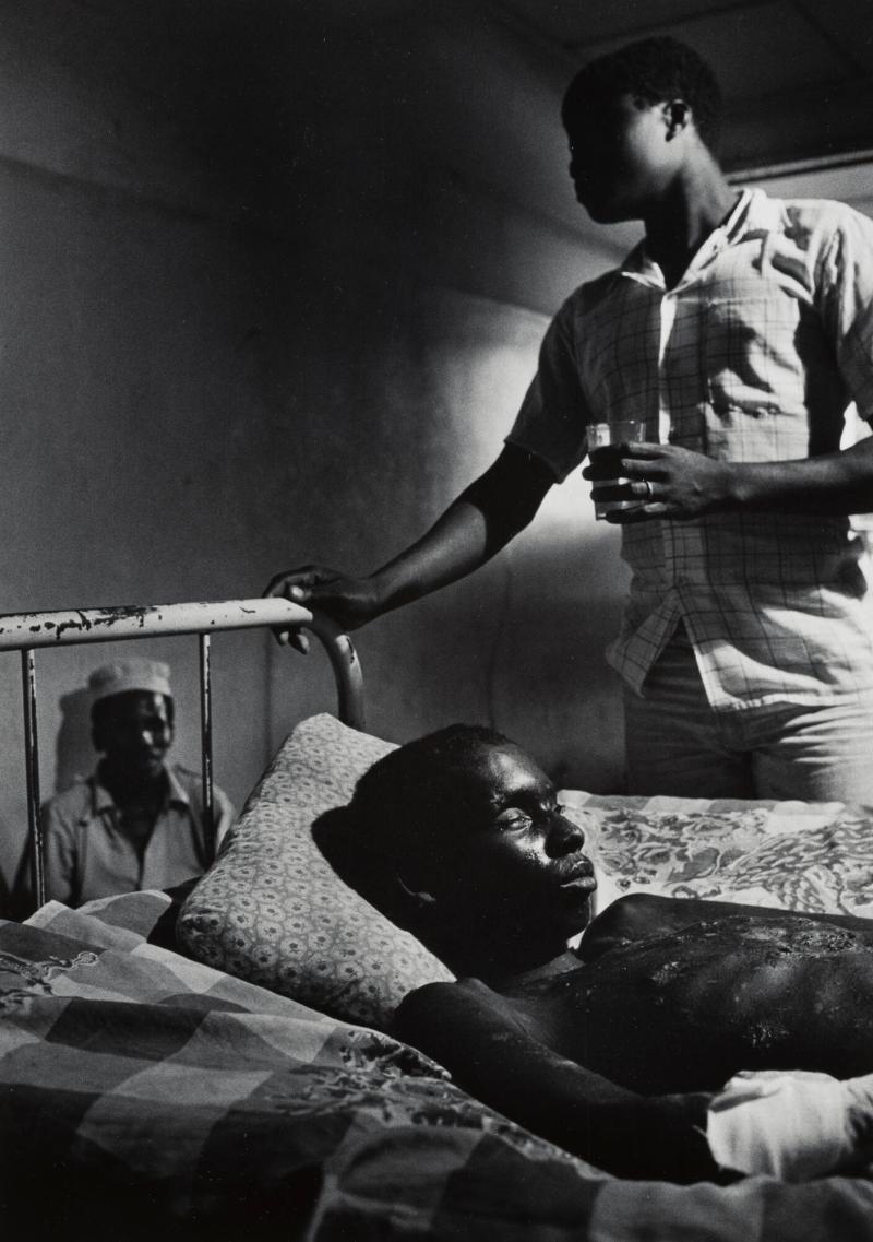 Den döende soldaten, N´Djamenaa, Tchad 1983