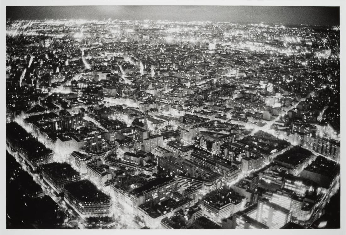 Paris at night from the Eiffel Tower. From the series Europea