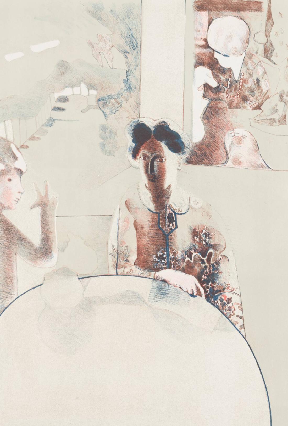 Framför ridån visar sig Jenny och sjunger sånger om Salomo