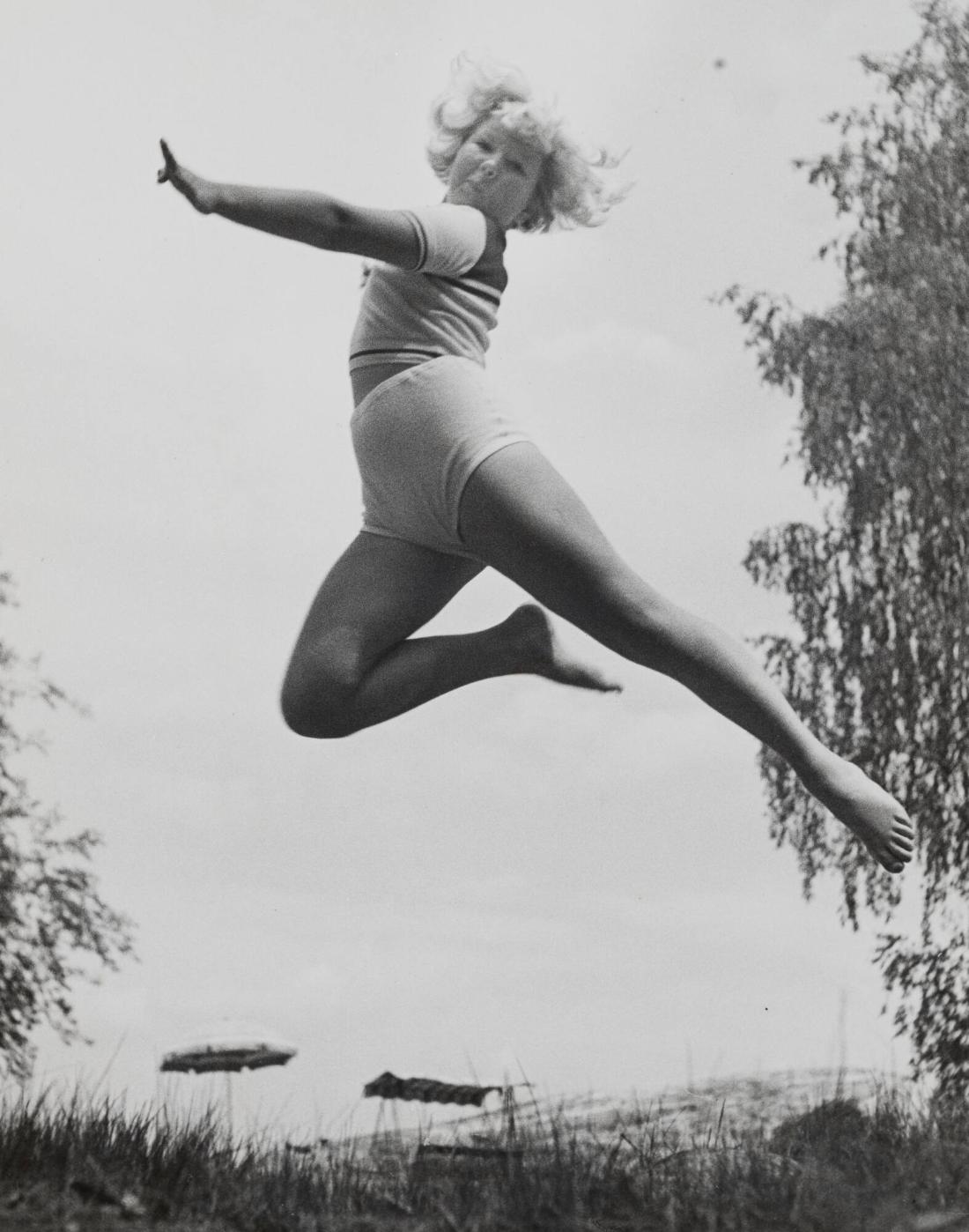 Isprinsessa tränar i sommarsol