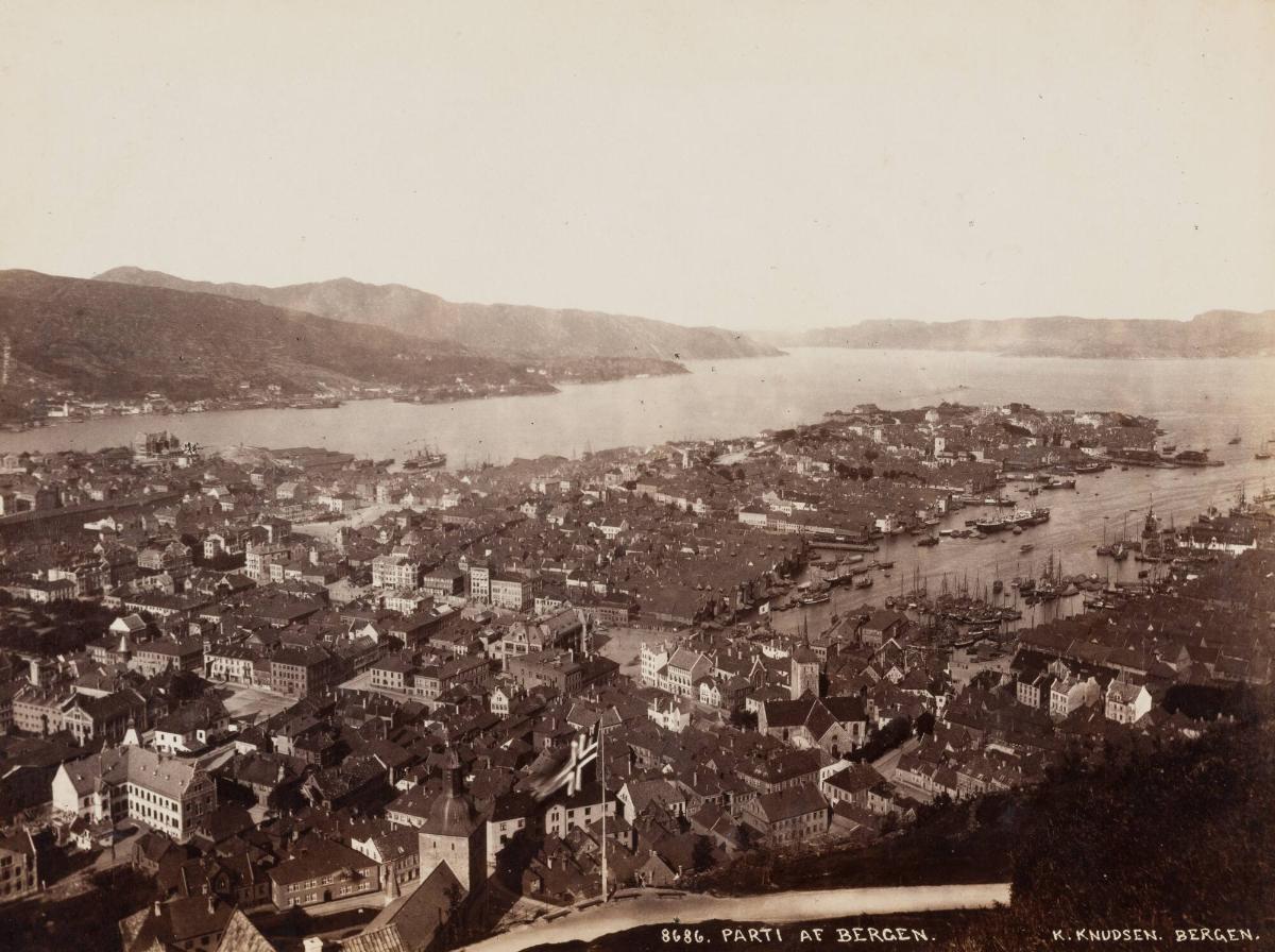 8686. Parti af Bergen