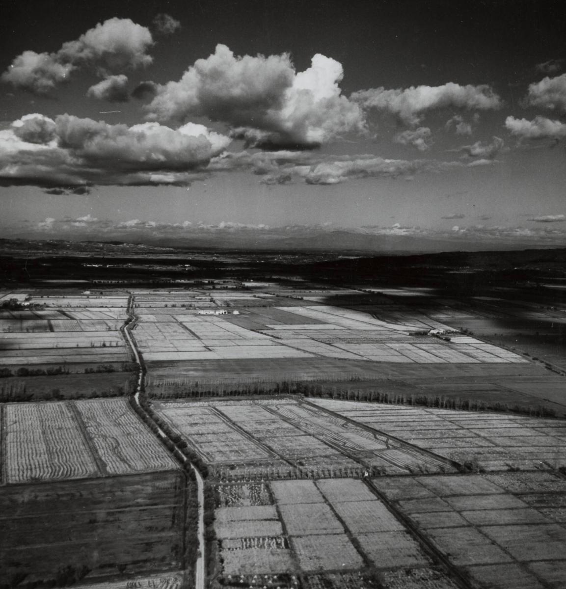 Arles, les Rizceres. Vue aerienne