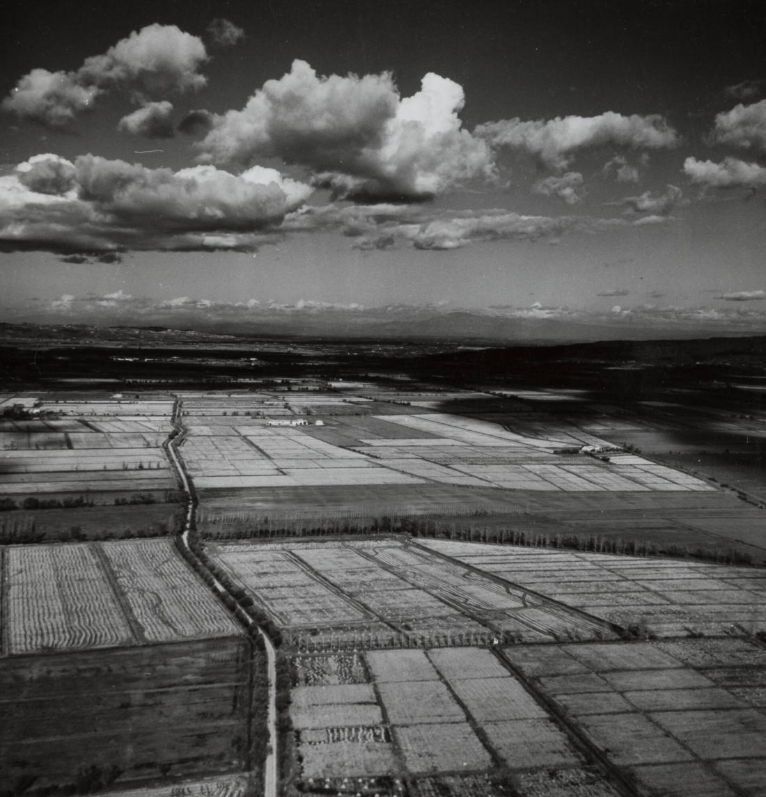 Arles, les Rizceres. Vue aerienne