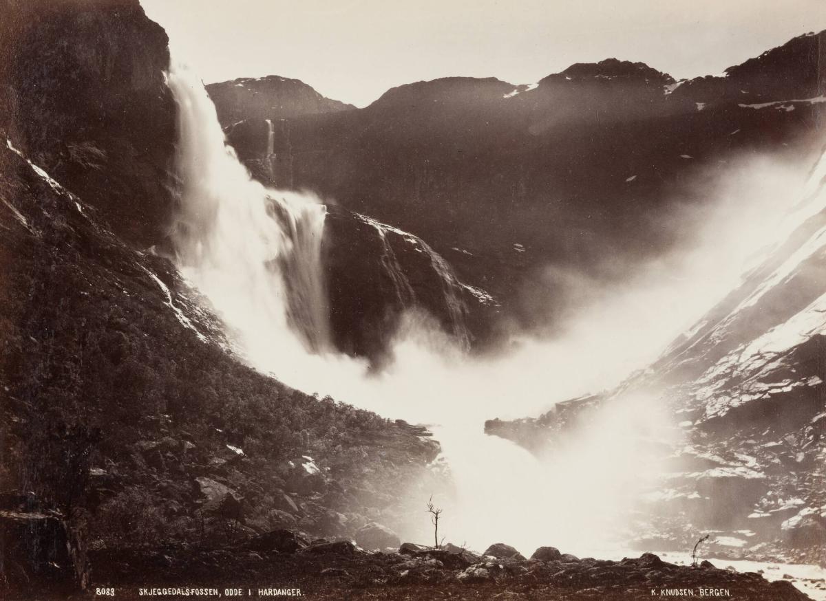 Skjeggedalsfossen, odde i Hardanger