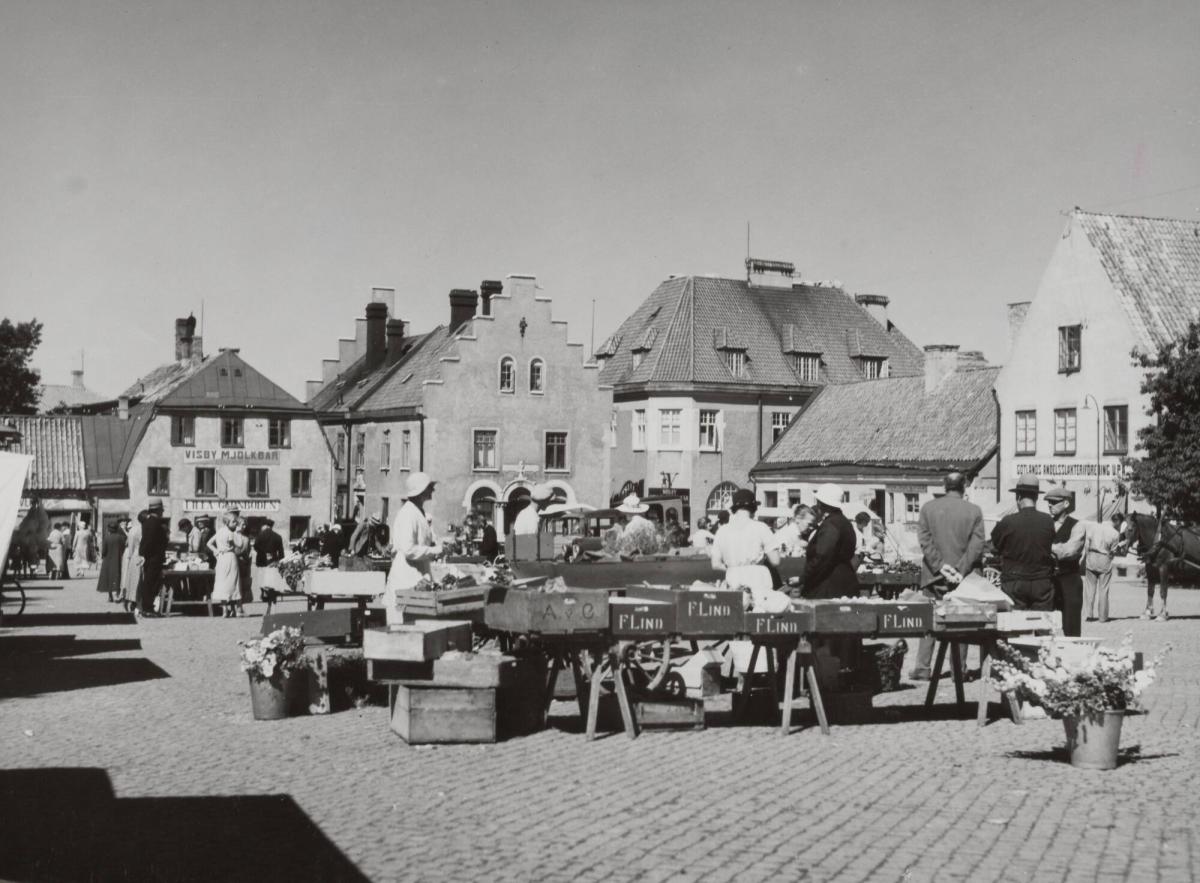 Gotland: Torget i Visby