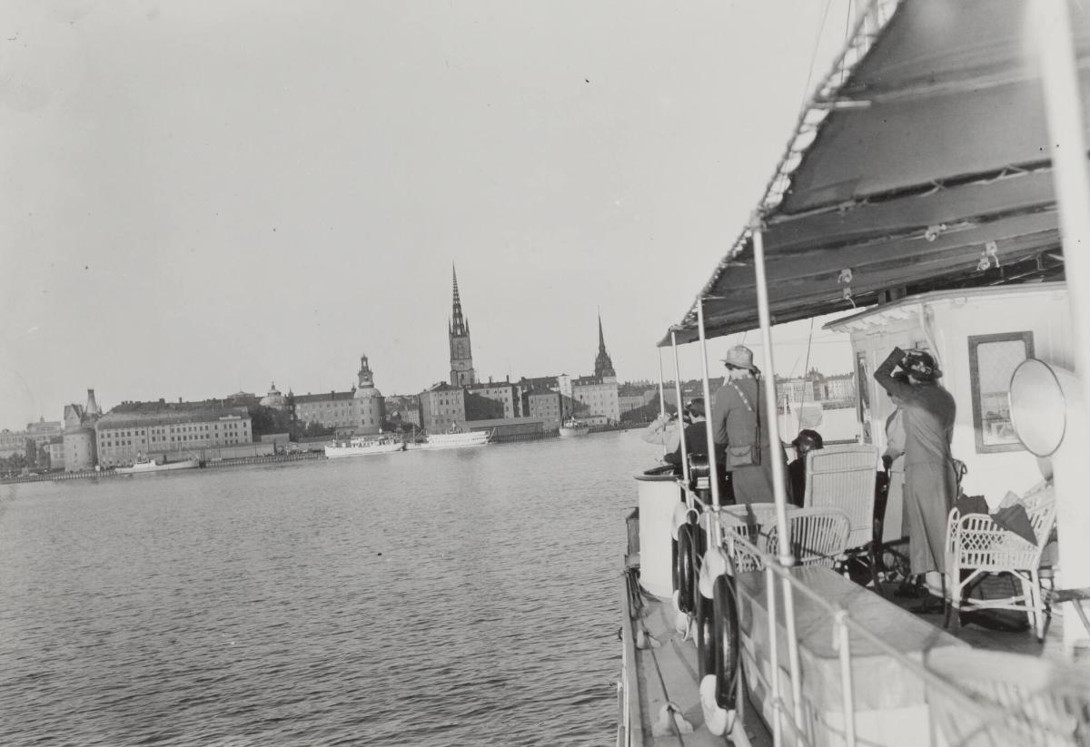 Göta Kanalångare på Riddarholmsfjärden