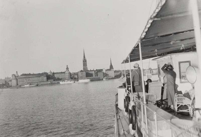 Göta Kanalångare på Riddarholmsfjärden